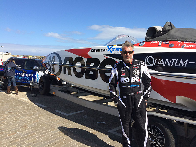 Quantum racer Vin Burdock