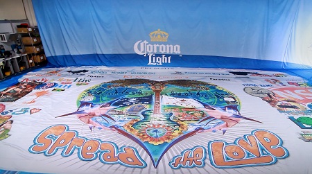 Opening Show Drape for Kenny Chesney 2016 Tour