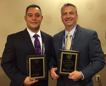 Detectives Anthony Diaz and Martin Pastor of the NYPD