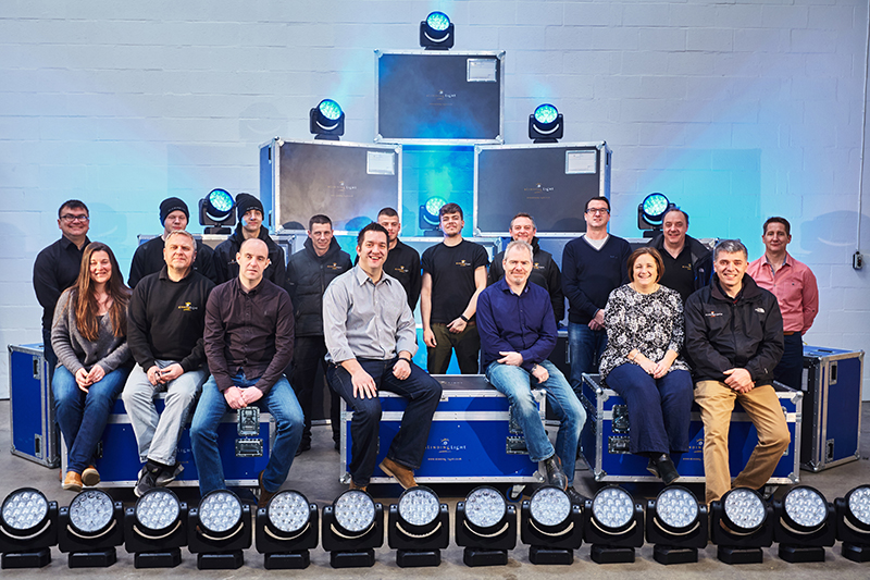 Blinding Light team with the new Martin MAC Aura XBs
