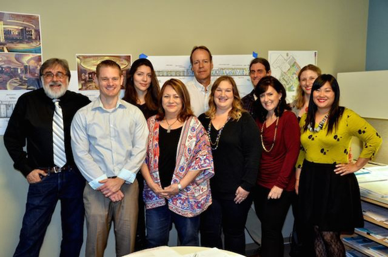 From left, Back Row: Tom, Toranj, John, Shawn and Paige. Front Row: Travis, Veronica, Kristin, Betty Ann and Jen