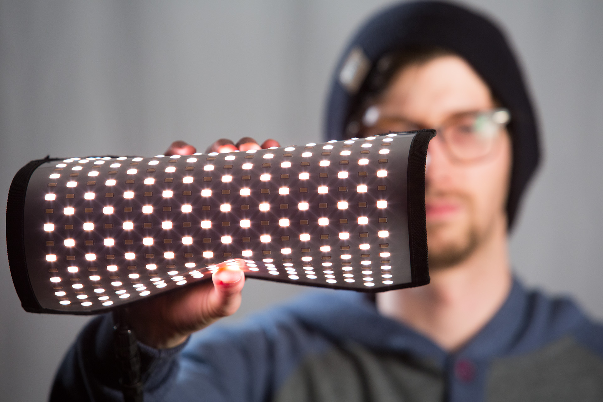 Aladdin’s product line includes the Bi-Flex family of flexible LED panels