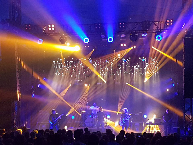 LD Frederick Heerinckx of BlackBoxDesign specified 42 Chauvet Professional Nexus 7x7 panels
