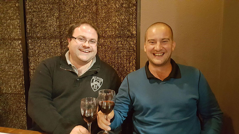 Renaat De Wilde and Alex Mair