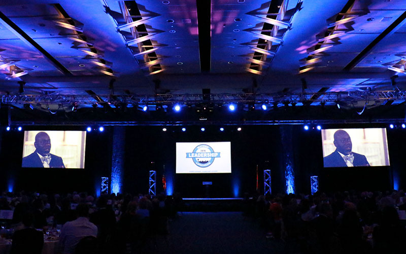 Mayor's Leadership Luncheon in Knoxville Lit by Bandit Lites