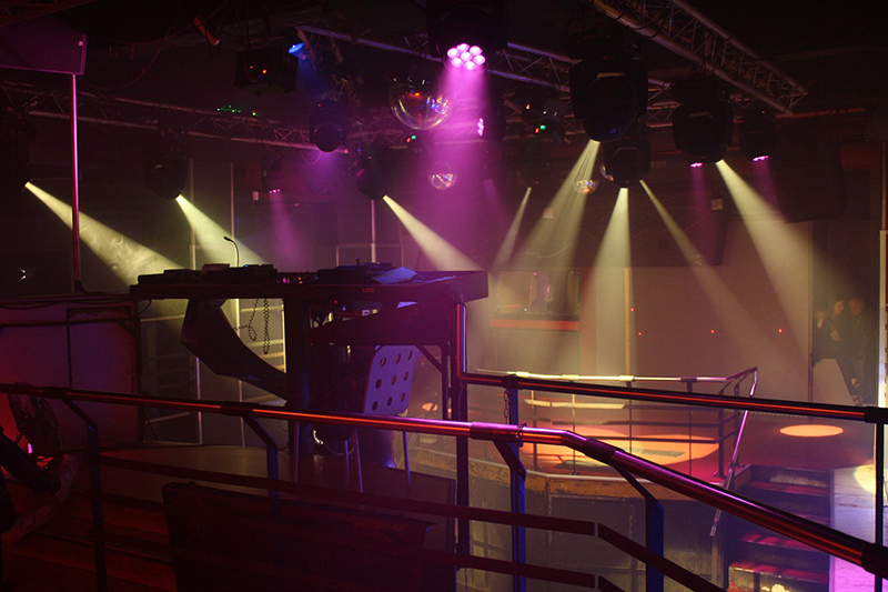 The club is using Chauvet Professional and Chauvet DJ fixtures