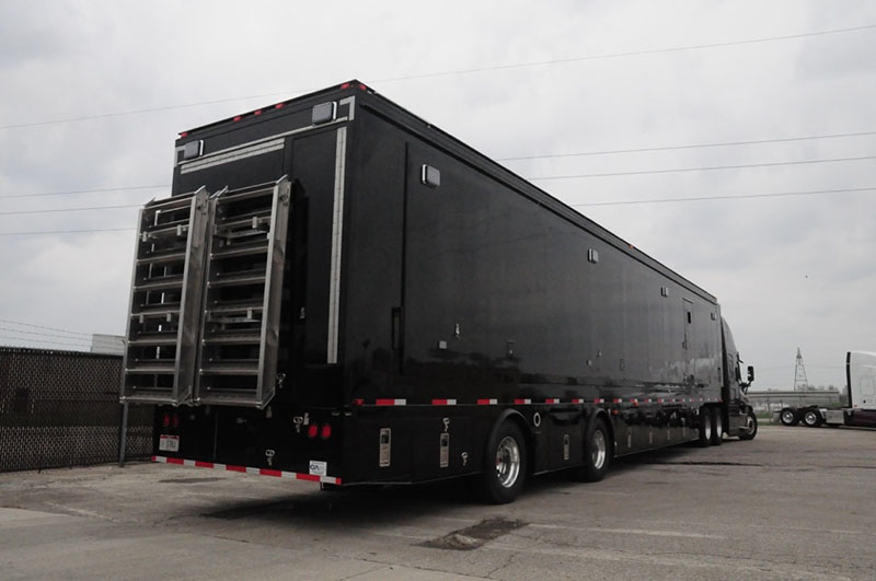 TNDV’s eighth mobile production truck, 'Exclamation,' is a 53-foot, double-expando Class A truck with native 1080p broadcast and production capability