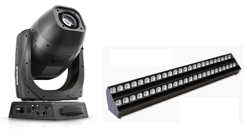 Clay Paky Scenius Profile and Robert Juliat Dalis LED Cyc Light