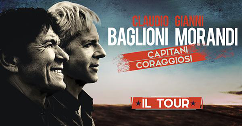 Claudio Baglioni and Gianni Morandi have been touring Italy this year.