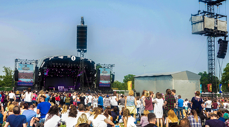 The event drew big names and crowds to Exeter’s Powderham Castle.