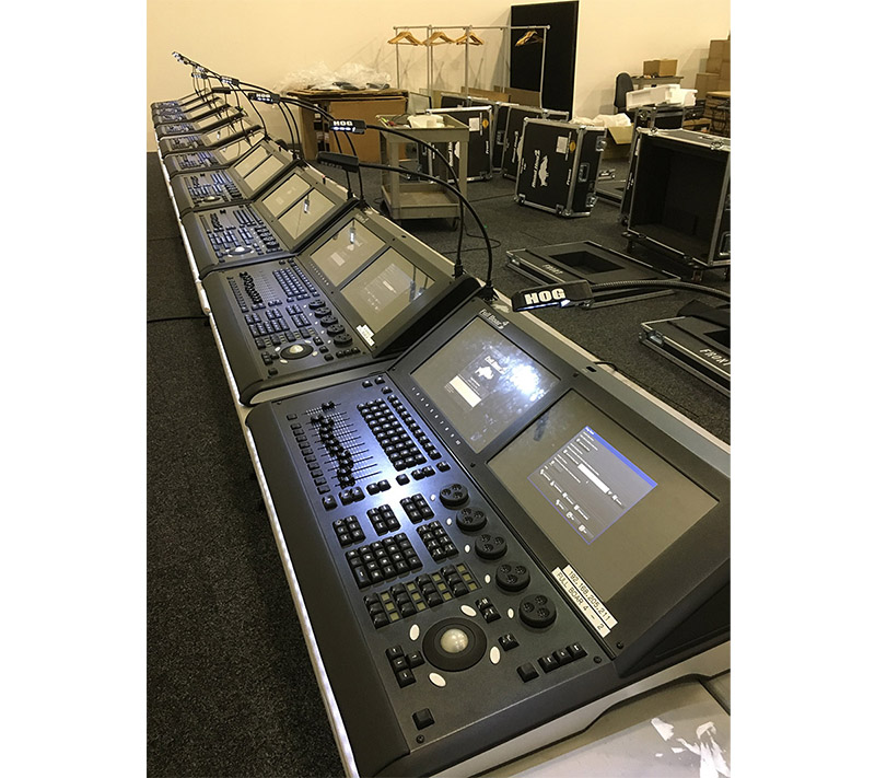 High End Systems Hog consoles in Adelaide, Australia