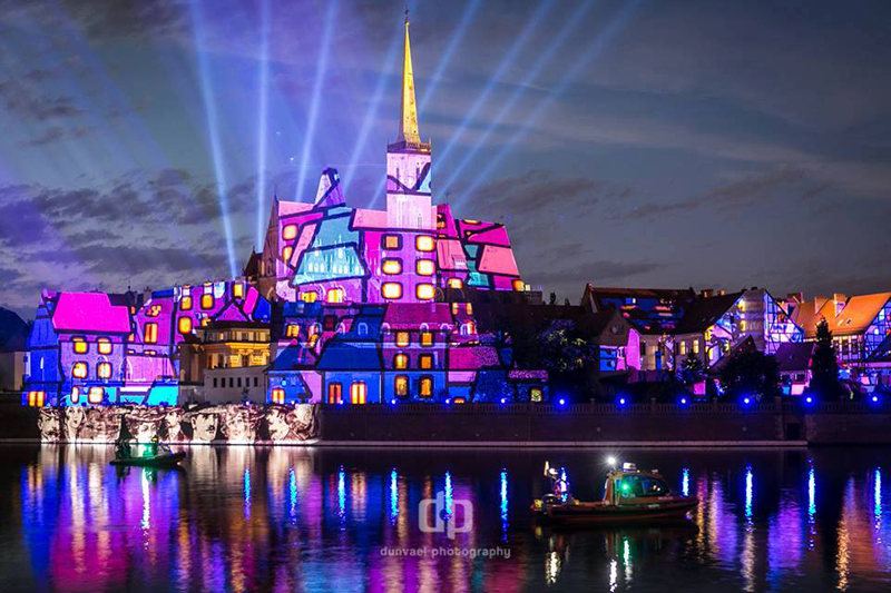Wroclaw, Poland visuals enhanced by d3 media servers. Photo by Dunvael Photography courtesy d3.