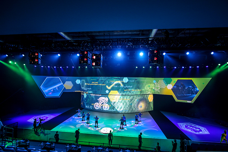 Protec Provides HQ Creative with the Biggest Show Yet for NAS Sports Tournament Opening
