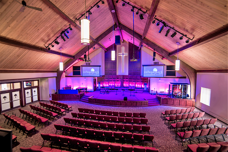 Church services have a new look with Chauvet Professional and Chauvet DJ LEDs.