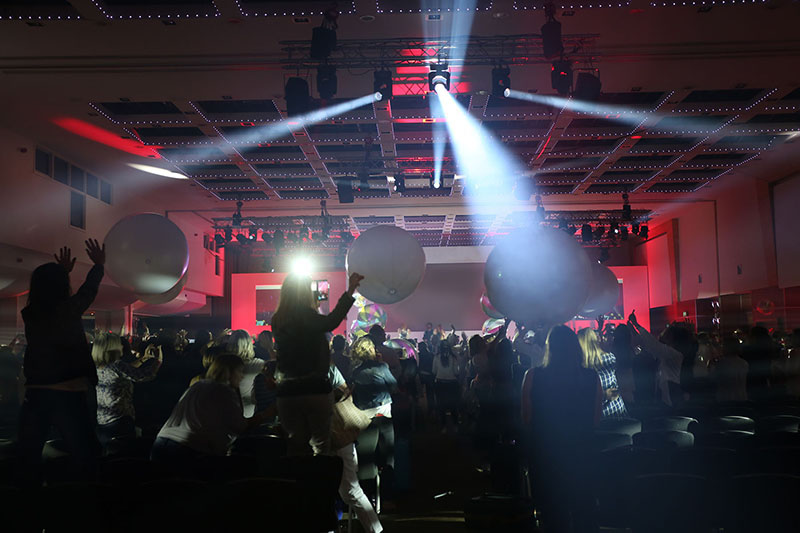 Paul Griffiths of Firebird Events used 24 of Robe’s new Spikie fixtures for a three-day sales conference in the U.K.