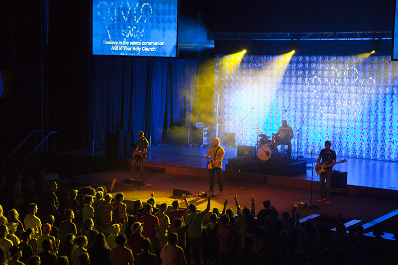 Elite Multimedia provides lighting, video and audio support