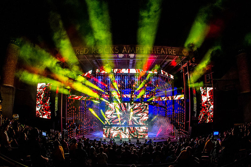 DJ Snake at Red Rocks. Photo by Paul Garcia (Merc Photography)