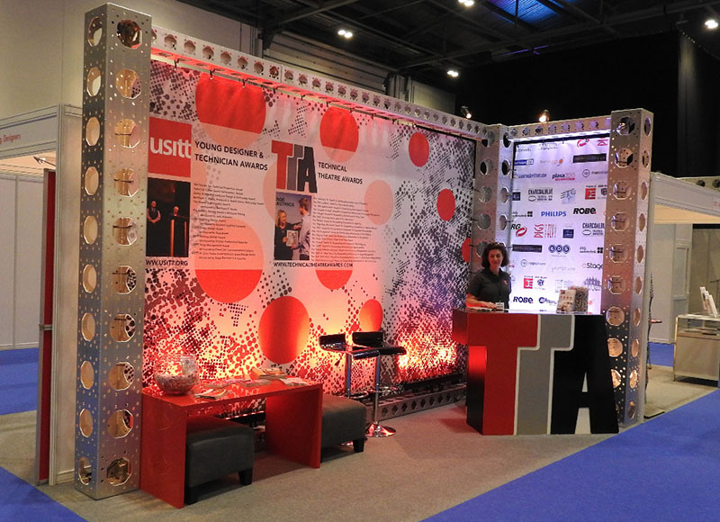 Triple E’s ModTruss will form the structures for both the main Exhibition Stand and the Awards Stage for the Technical Theatre Awards at PLASA 2016