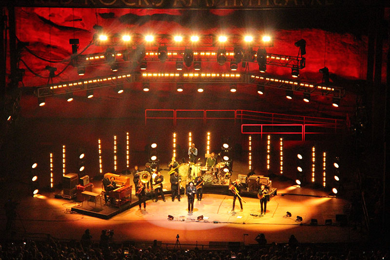 Nathaniel Rateliff & The Night Sweats at Red Rocks Amphitheatre in Morrison, CO. Photo by Melissa Fiorvanti