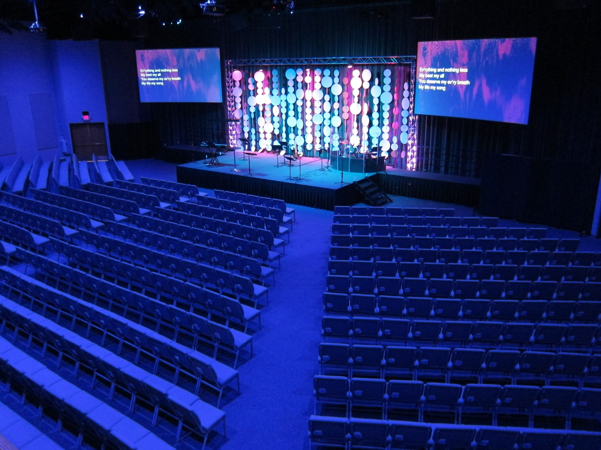 LiveSpace used Elation products to update the look of the services at Mount Pleasant Community Church.