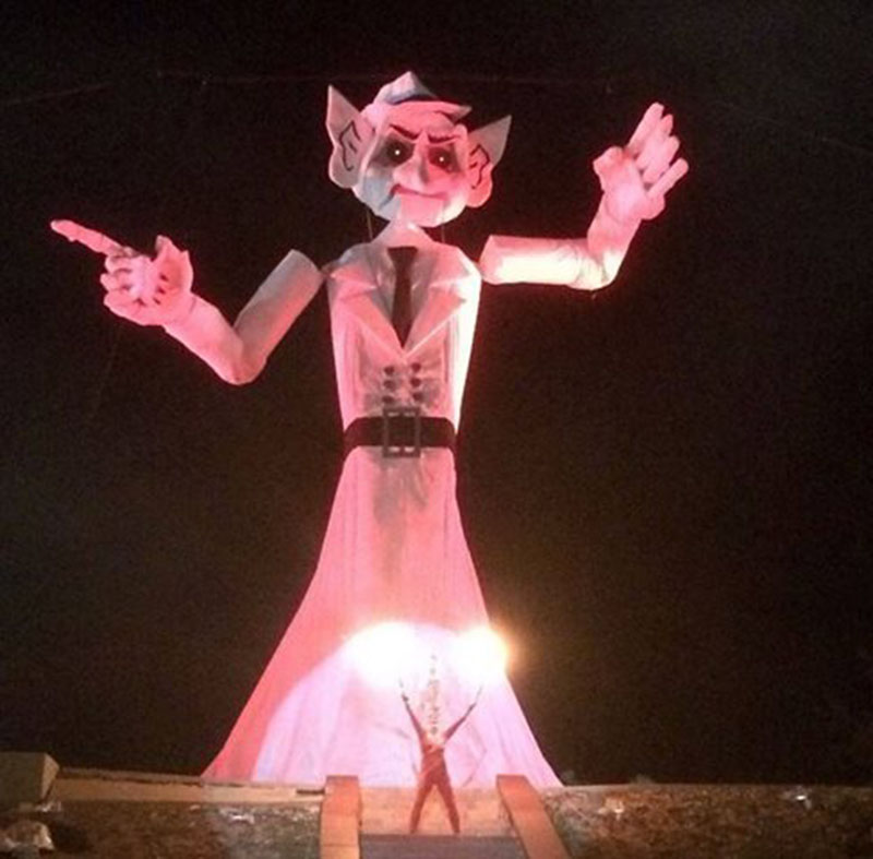 Zozobra, a.k.a. 'Old Man Gloom'