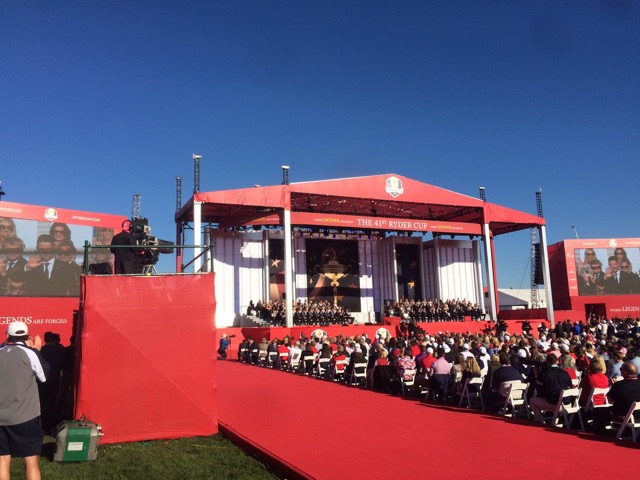 Spectrum provides stage at Ryder Cup