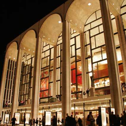 The Metropolitan Opera House in New York's Lincoln Center