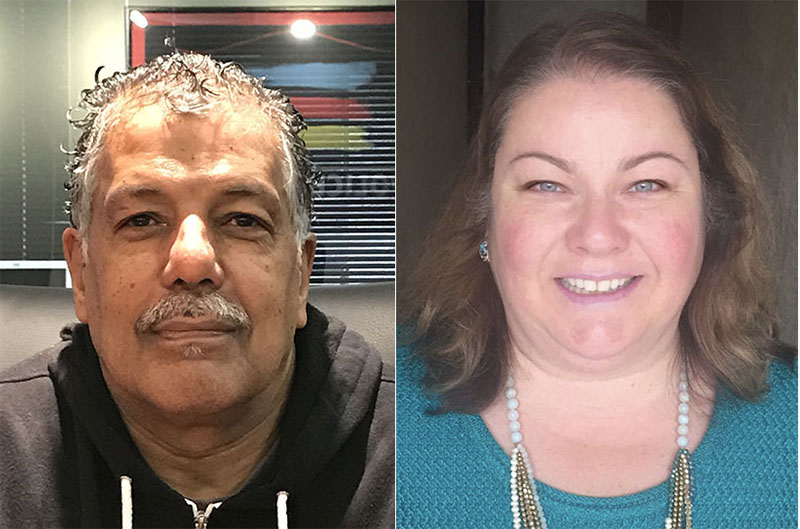 Chris Weathers and Mary Conde