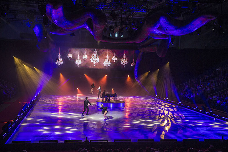 More than 170 Robe moving lights are used. Photo by Louise Stickland