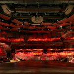 None of the 1,100 seats in the Wurtele Thrust theater are more than 52 feet from the stage. Photo by Gallop Studios.