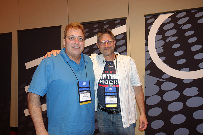 Author Marshall Bissett met up with SEAL's Mike Gold and Curt Contrata, at ETC’s Rep and Dealer Workshop in Madison.