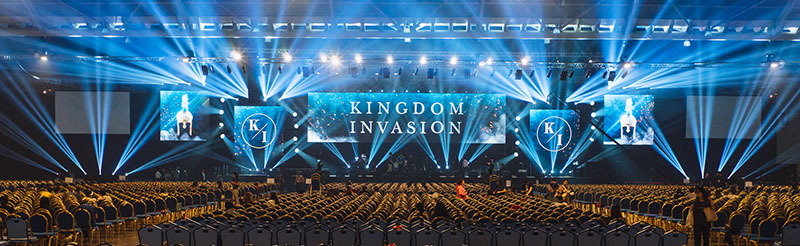 The Kingdom Invasion drew close to 10,000 attendees. Photo courtesy Illuminate Productions
