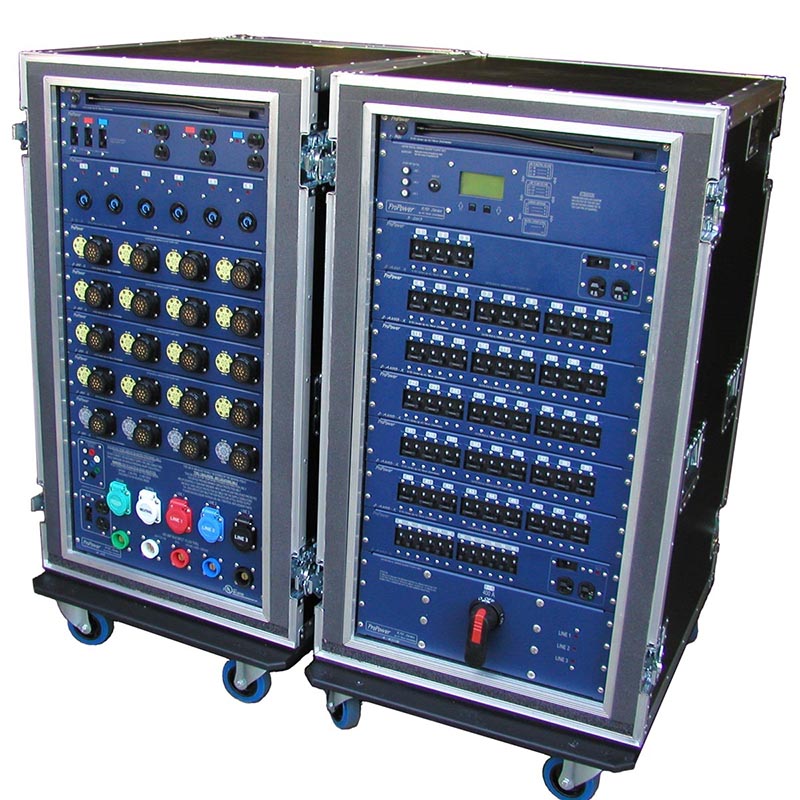 Teri Productions of Knoxville, TN owns a big share of the ProPower RPD Power Distro Racks now being used in the U.S.
