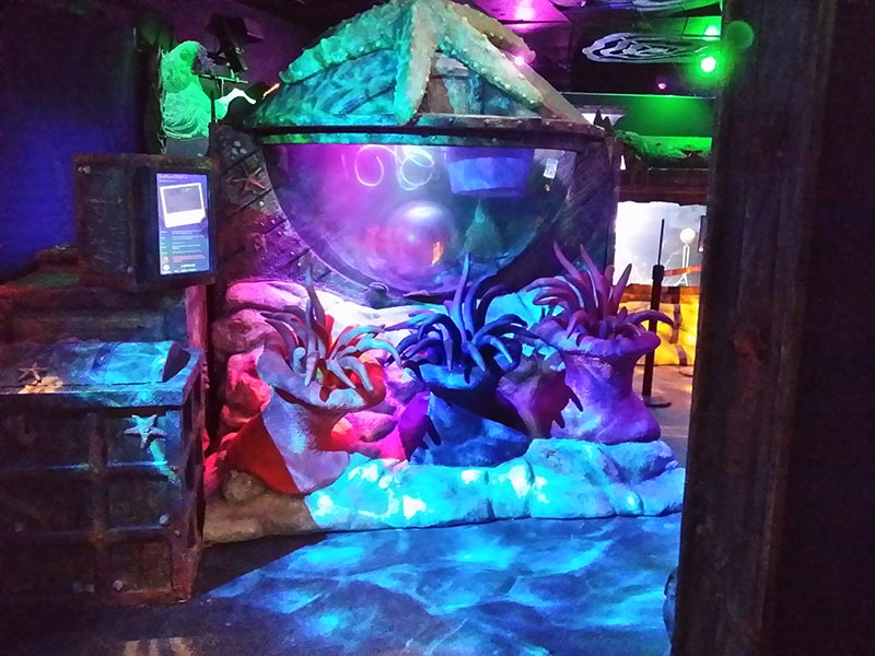 At Sea Life Centre, Big Box installed a variety of fixtures including the Abyss LED 3.0, COREpar 40 USB and Intimidator Spot 255 IRC.