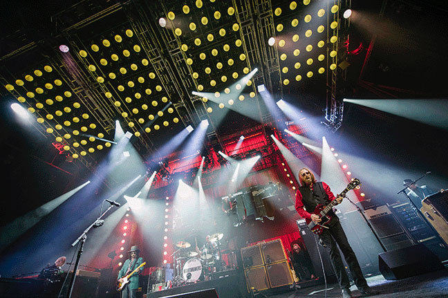 Tom Petty performs with the band. Photo courtesy HES