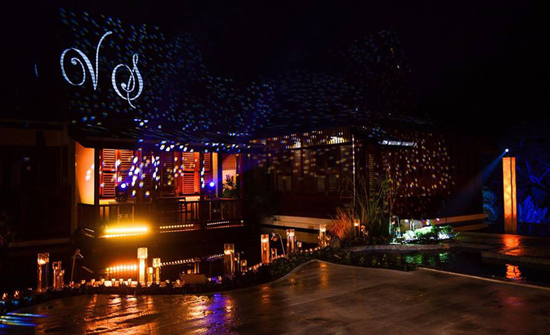 LD Jonathan Sammy used Chauvet DJ and Chauvet Professional fixtures for the wedding. Photo by BovellScott Photography