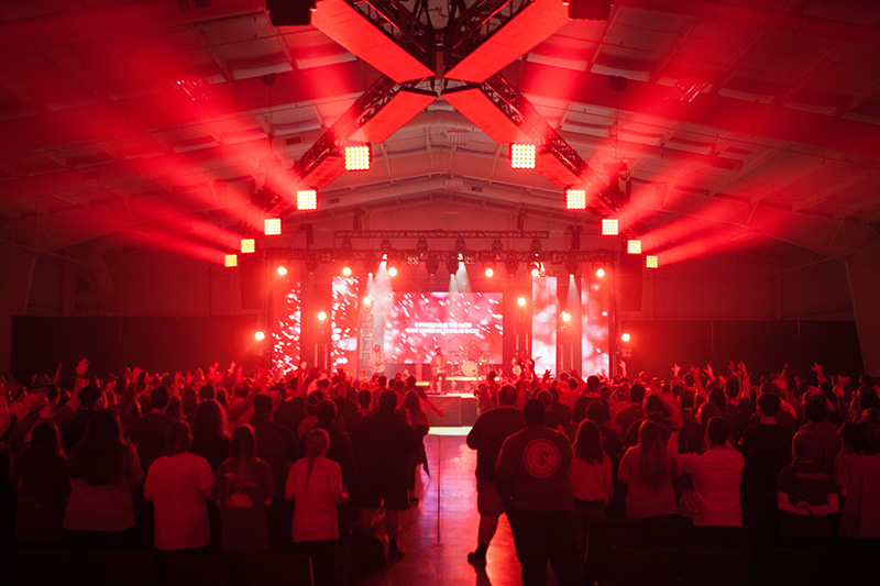 The event was held inside the Shocco Springs Christian Conference Center in Talladega, Alabama
