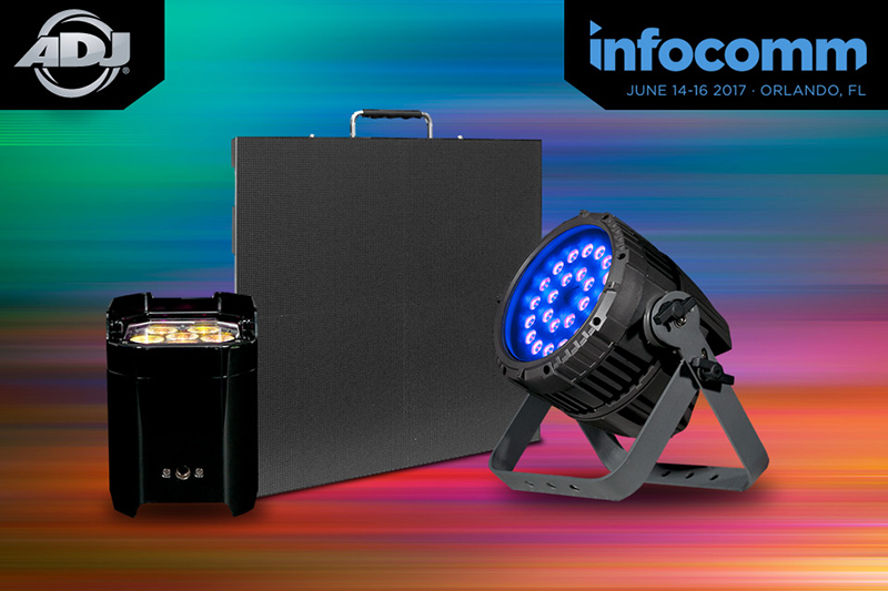 ADJ To Debut 11 New Products at InfoComm 2017