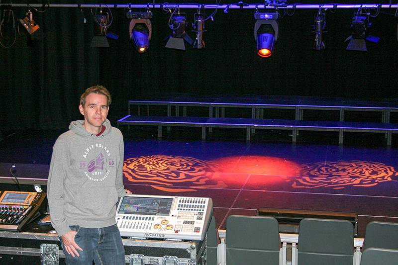 The newly built Griffin Centre will be utilised as a hybrid professional space for live events and as a training centre for the college's theatre students.