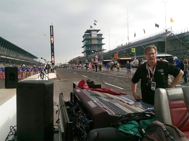 John Reed at the Indianapolis 500