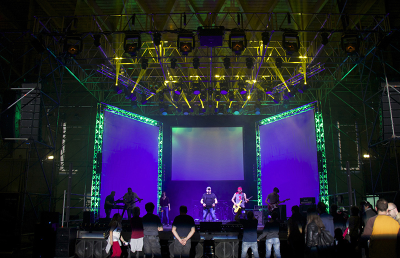 One of the nine Litec roof systems featured at the second annual MIR (Music Inside Rimini) exhibition.