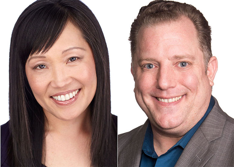 Jill Hashimoto and Josh Highland