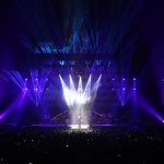 Kid Rock on the thrust provided by Gallagher Staging