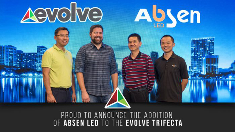 Evolve Media Group Joins Absen LED as Newest VAD Partner