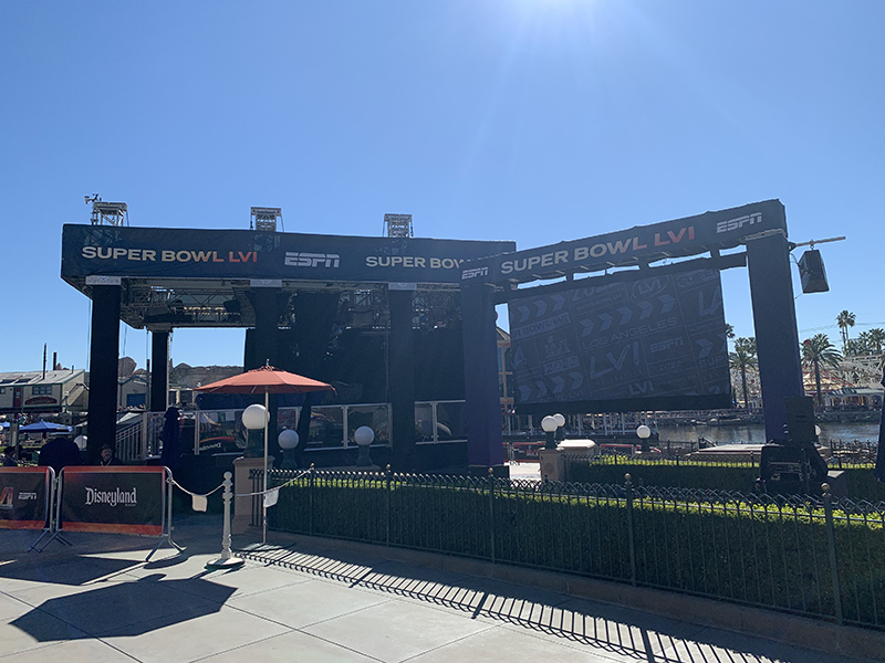 Live From Super Bowl LVI: ESPN Calls Disneyland Home for Week-Long