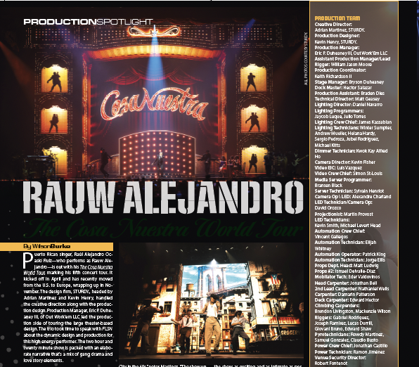 Rauw Alejandro’s ‘The Cosa Nuestra World Tour’