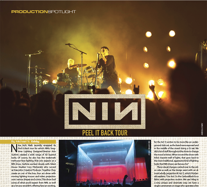 ミュージシャン NINE INCH NAILS PEEL IT BACK TOUR CAP Making to what is believed to be it's debut at yesterday's