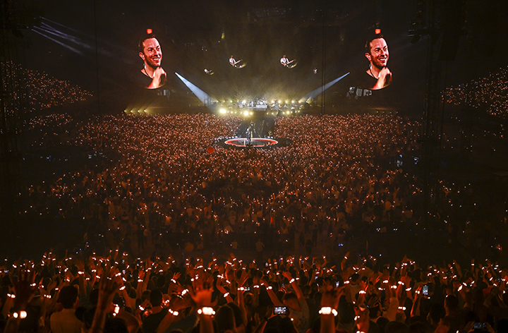 Activating a Coldplay wristband in *current year*