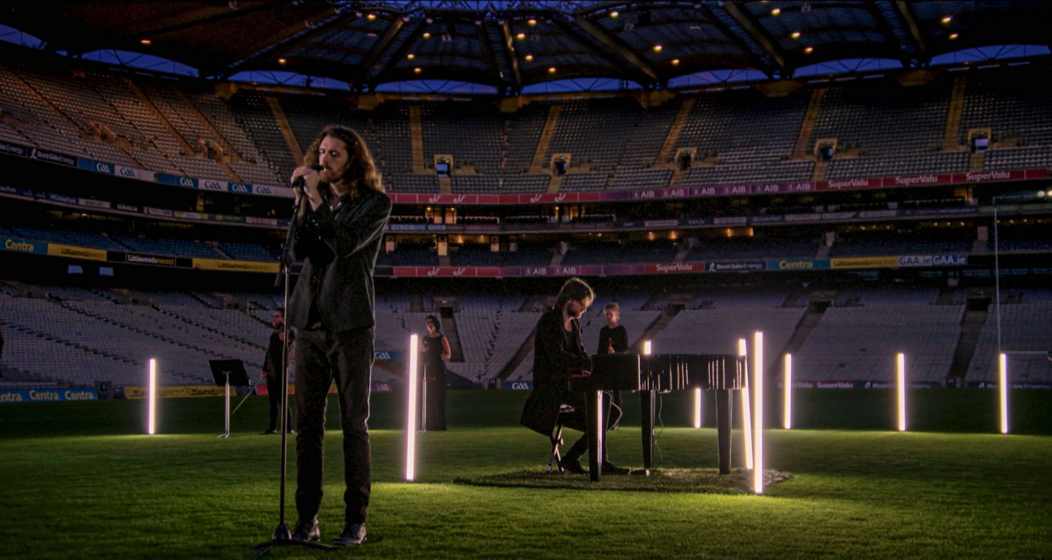 Hozier Performs for Comic Relief Video Shoot in Ireland with Astera ...