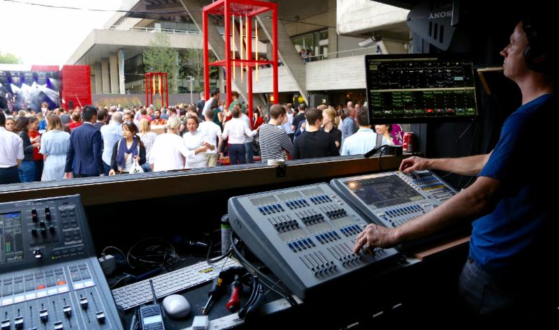 Avolites console at River Stage Weekends